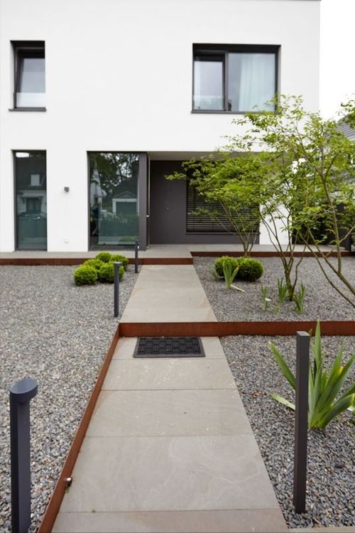 耐候鋼在庭院造景中的4種用法，為庭院造景提供新靈感