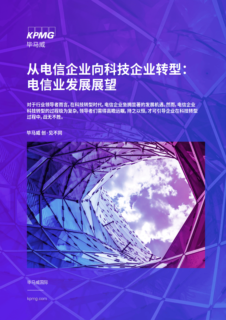 2024電信業發展展望報告 從電信企業向科技企業轉型的路徑與挑戰
